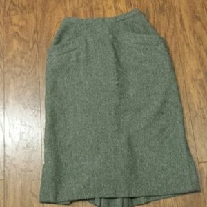 Vintage 1950's Gray Pencil Skirt Rare find!